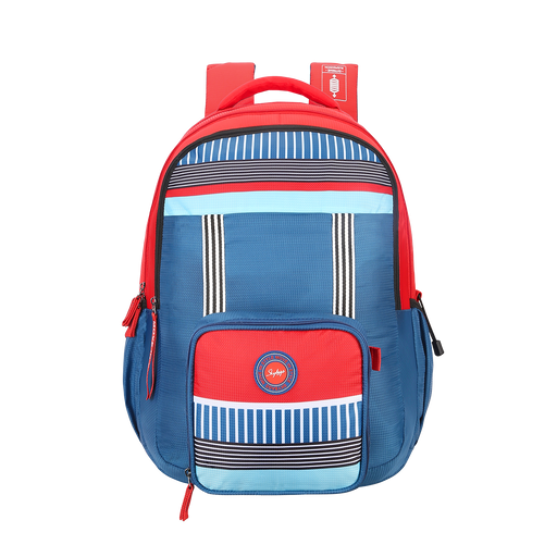 WOKE PRO 04 SCHOOL BACKPACK RED NAVY - Sellenza