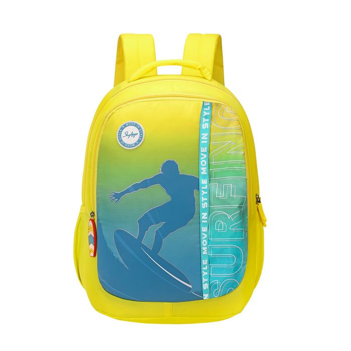 KLAN PLUS 03 SCHOOL BACKPACK YELLOW - Sellenza