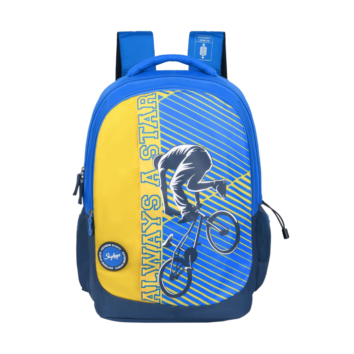 SQUAD PRO 01 SCHOOL BACKPACK BLUE - Sellenza