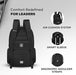 DORSET 01 SECURE LP BACKPACK JET BLACK - Sellenza