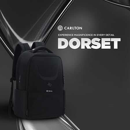 DORSET 01 SECURE LP BACKPACK JET BLACK - Sellenza