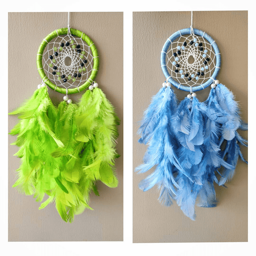 4 INCH SMALL BEADS DREAM CATCHER (ONE PIECE)Hand Crafted DecorSellenza