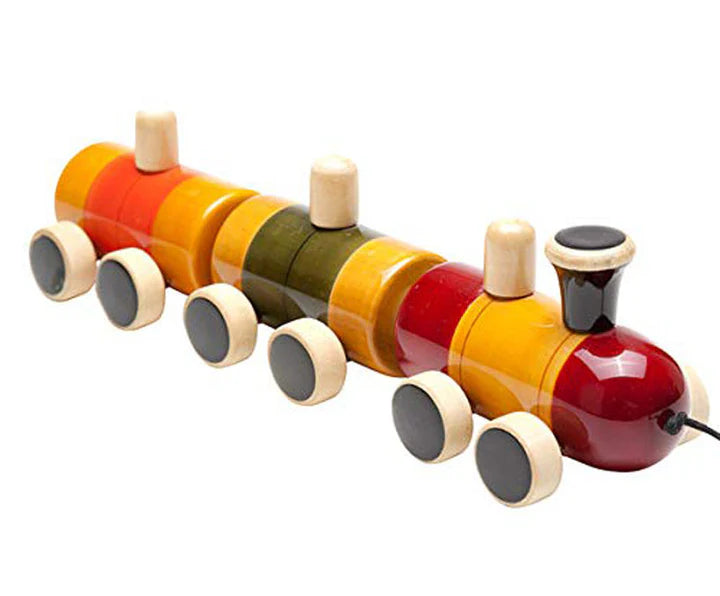 Pom Pom Rail | Wooden train toy | Wooden train | Wooden train set