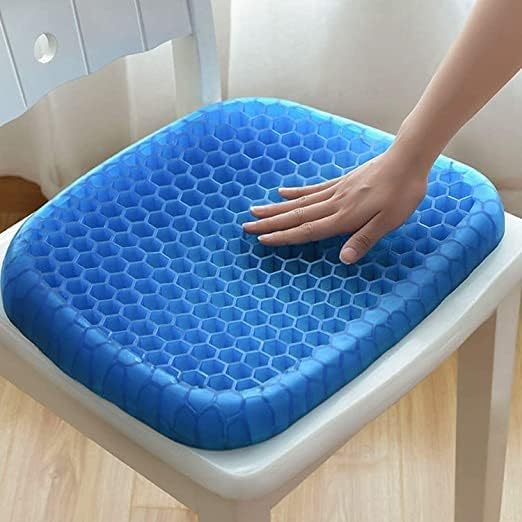 Ultimate Gel Comfort Orthopedic Seat Cushion: Perfect for Car, Office Chair, Wheelchair, or Home. Provides Pressure Sore Relief - Sellenza