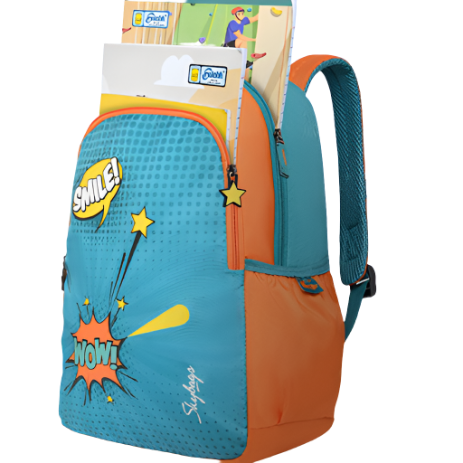 BUBBLES 02 SCHOOL BACKPACK GREEN - Sellenza