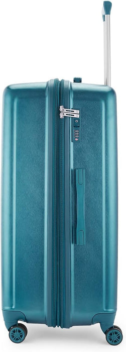 Carlton Meridian 8 Wheel Hard Luggage Trolley Bag, Large Size, Dark Teal - Sellenza