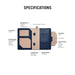 DailyObjects Space Blue Array Organiser with Planner - Sellenza