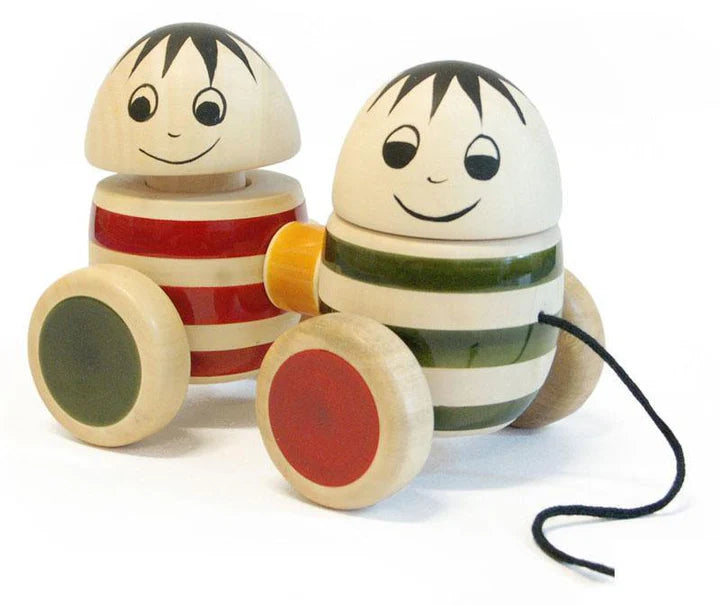 Bobblers | Wooden pull toy | Channapatna Toys