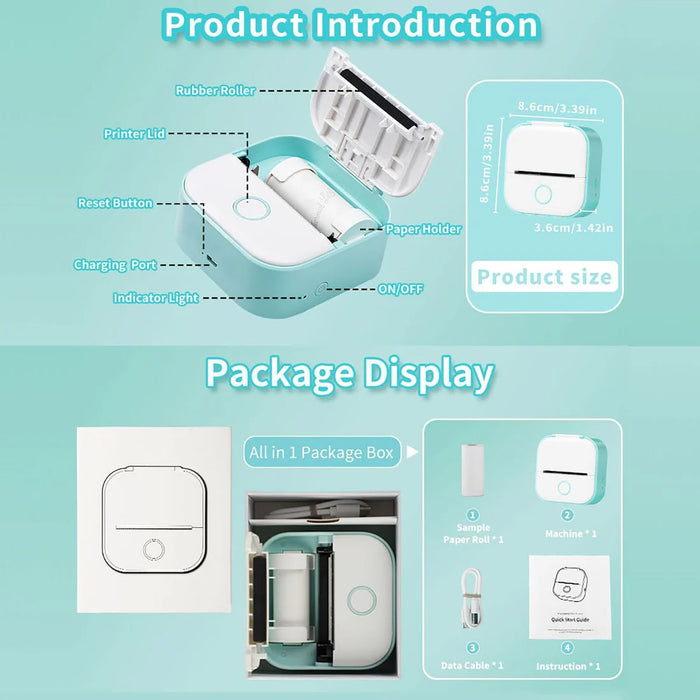 Mini Portable Thermal Printer