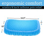 Ultimate Gel Comfort Orthopedic Seat Cushion: Perfect for Car, Office Chair, Wheelchair, or Home. Provides Pressure Sore Relief - Sellenza