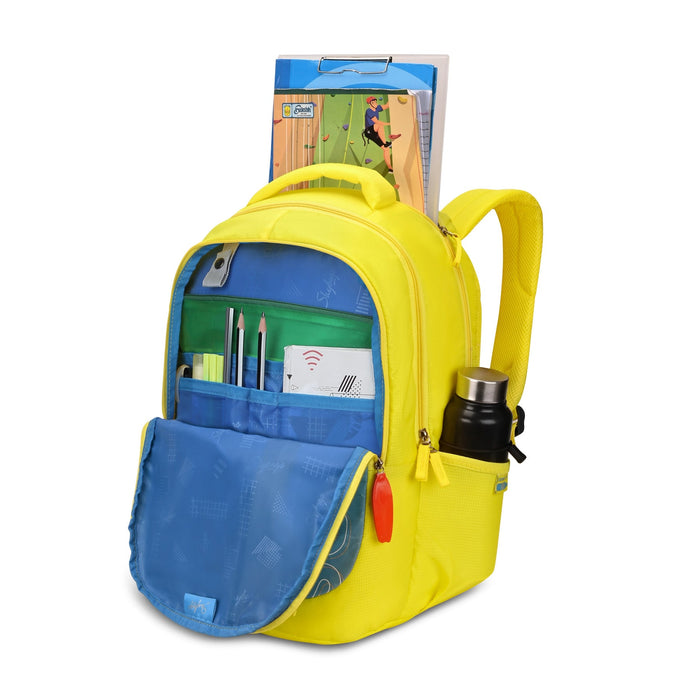 KLAN PLUS 03 SCHOOL BACKPACK YELLOW - Sellenza