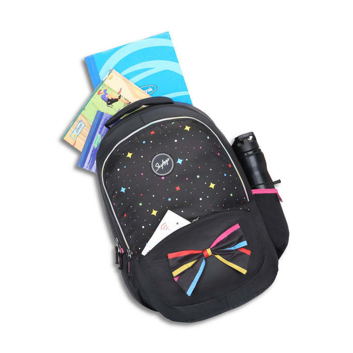 KLAN 08 SCHOOL BACKPACK BLACK - Sellenza