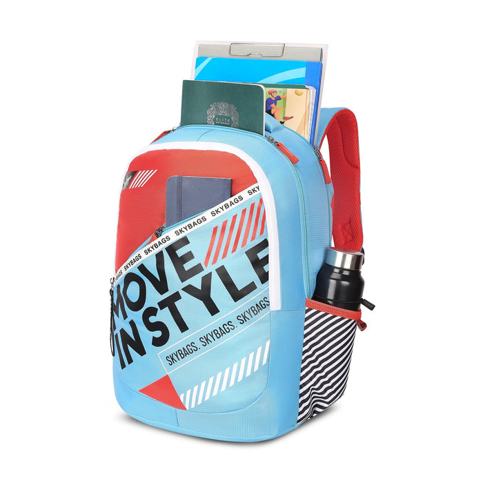 KLAN PLUS 05 SCHOOL BACKPACK SKYBLUE - Sellenza