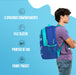 SQUAD PLUS 06 SCHOOL BACKPACK BLUE - Sellenza