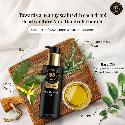 Heartyculture Anti-Dandruff Oil Essential Oil - 100 ml - Sellenza