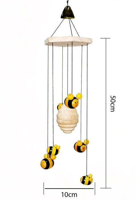 Bee Hive dangler decor | Wooden Home decor