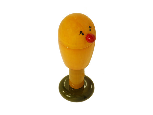 Birdie Rattle ( Yellow ) | Channapatna Toys | Wooden rattle toys - Sellenza