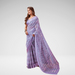 Elegant Purple Georgette Saree with Embellishments