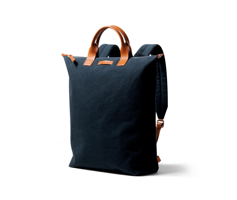 DailyObjects Stylish Handcrafted Canvas Pilot Backpack with Leather Handles - Safely and Comfortably Fits Laptops Up to 15.6 Inches - Sellenza