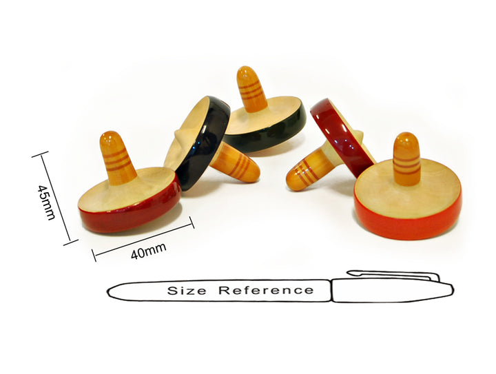 Mouna Finger top set of 5| Spinning Wooden tops | Wooden top spinner