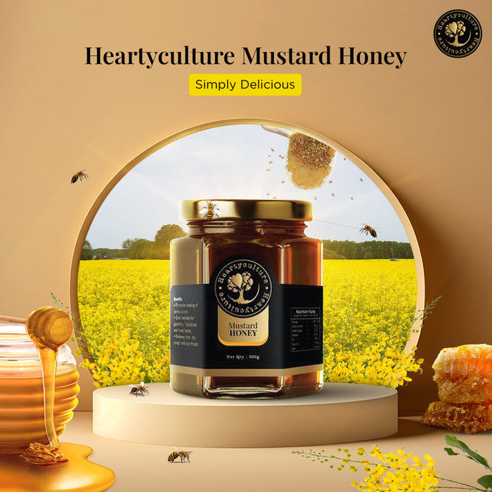 Heartyculture Mustard Honey - 300 G - Mustard - Sellenza