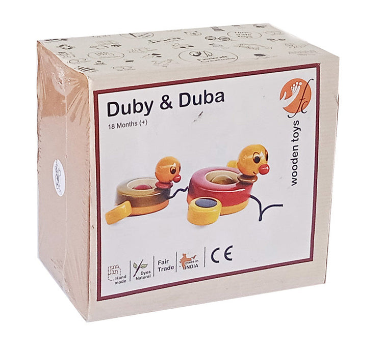 Duby and Duba | Push Pull toys | Wooden Toys | Wooden duck toys - Sellenza