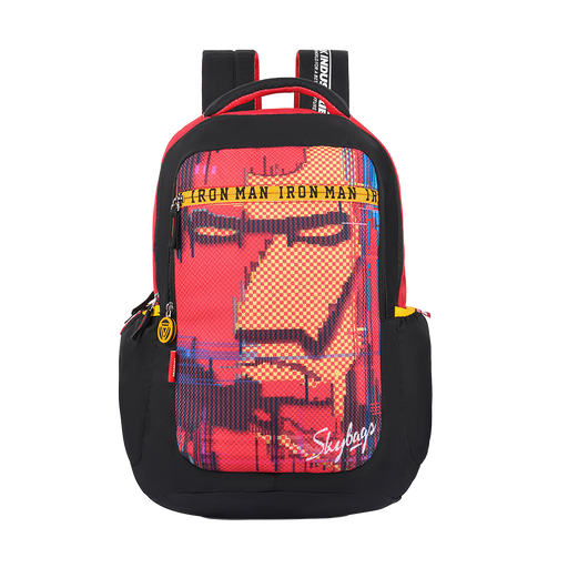 IRONMAN MARVEL SCHOOL BACKPACK BLACK - Sellenza