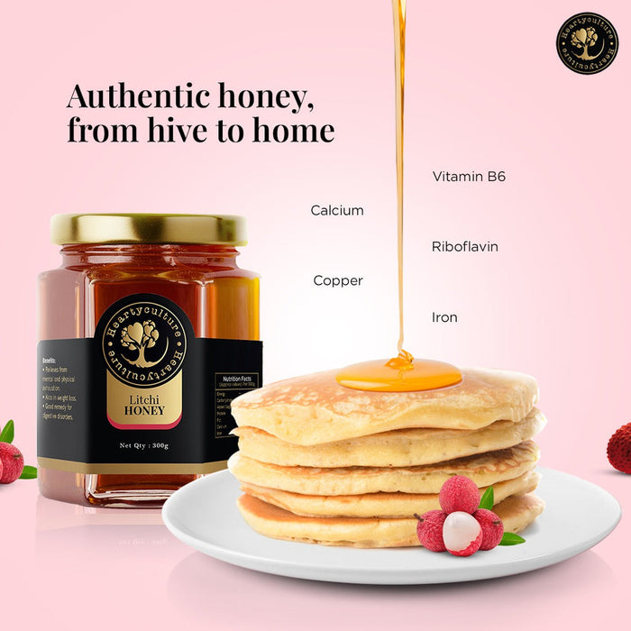 Heartyculture Litchi Honey - 300 G - Litchi - Sellenza