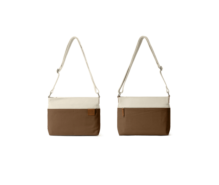 DailyObjects Unisex All Sunday Sling Crossbody Bag | Solid Canvas Purse With Internal & External Pockets | Storage Space For Essentials - Sellenza