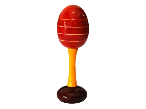 Maraca Rattle (Red) | Wooden rattle | Wooden rattle Toys - Sellenza