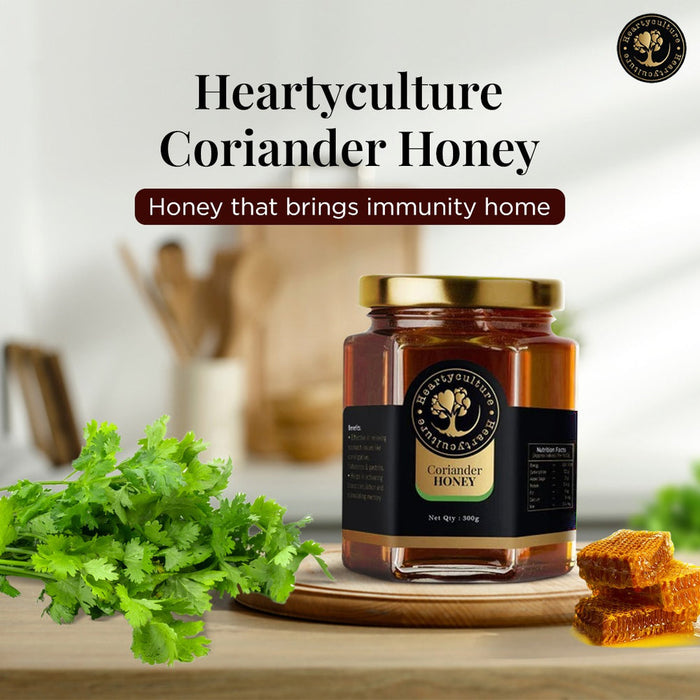 Heartyculture Coriander Honey - 300 G - Coriander - Sellenza