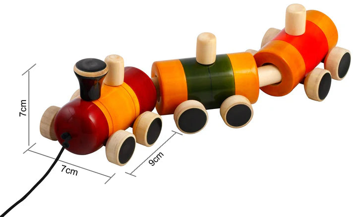 Pom Pom Rail | Wooden train toy | Wooden train | Wooden train set