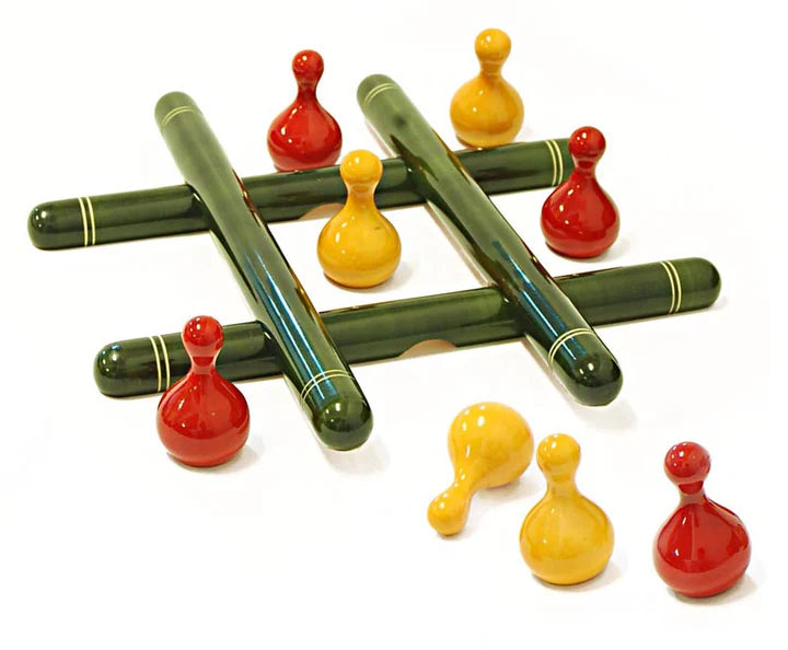 Tic Tac Toe (Lac) | Wooden tic tac toe | Tic tac toe wooden game | Wooden tic tac toe set