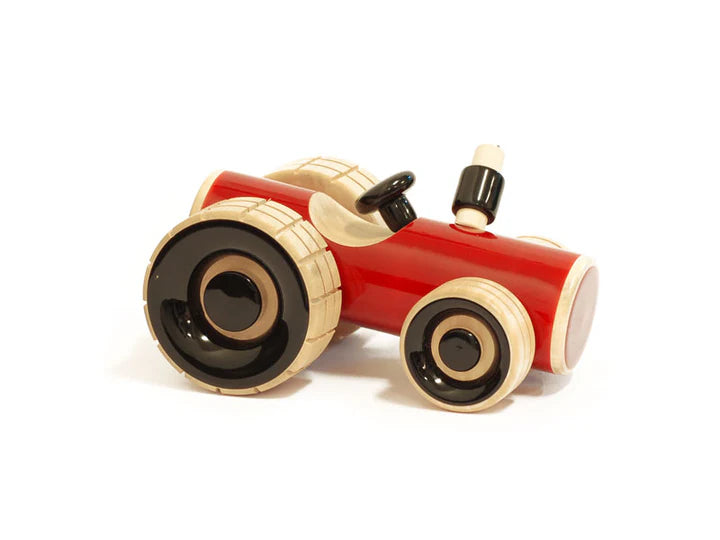 Trako Tractor ( Red ) | Push pull toys | Wooden tractor toy | Wooden tractors