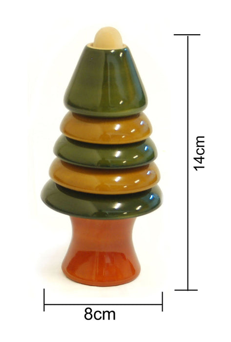 Wooden Pine Tree Stacker | Wooden stacking toys | Wooden stacker - Sellenza