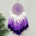 dream catcher,8 INCH PURPLE DREAM CATCHER WITH BEADS,Hand Crafted Decor