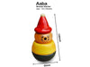 Wooden stacking toy | Aaba (Yellow) Stacking | Channapatna Toy | Wooden Stacker toys - Sellenza