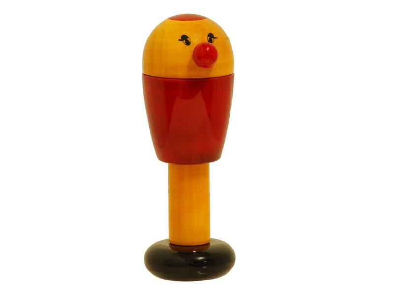 Birdie Rattle (Red) | Channapatna Toys | Wooden rattle toys - Sellenza