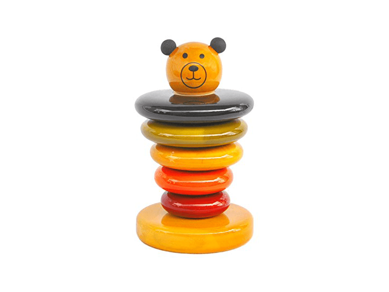 Cubby | Wooden stacking toy | Stacking toy | Channapatna Toys - Sellenza