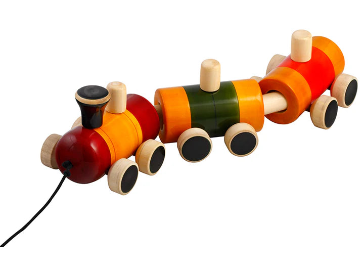 Pom Pom Rail | Wooden train toy | Wooden train | Wooden train set