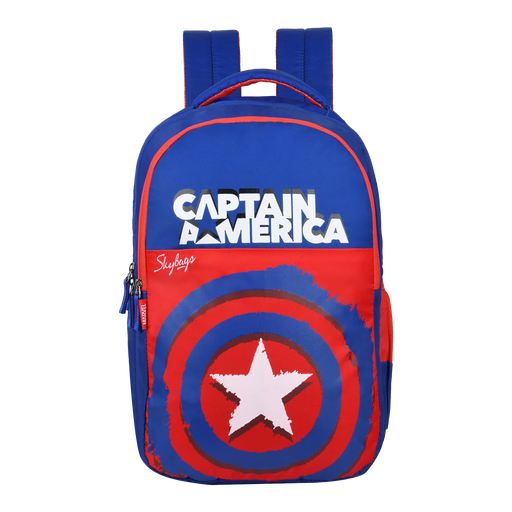 MARVEL CAPTAIN AMERICA SCHOOL BP 03 BLU - Sellenza