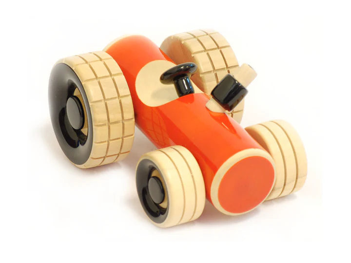 Trako Tractor ( Orange ) | Push pull toys | Wooden tractor toy | Wooden tractors